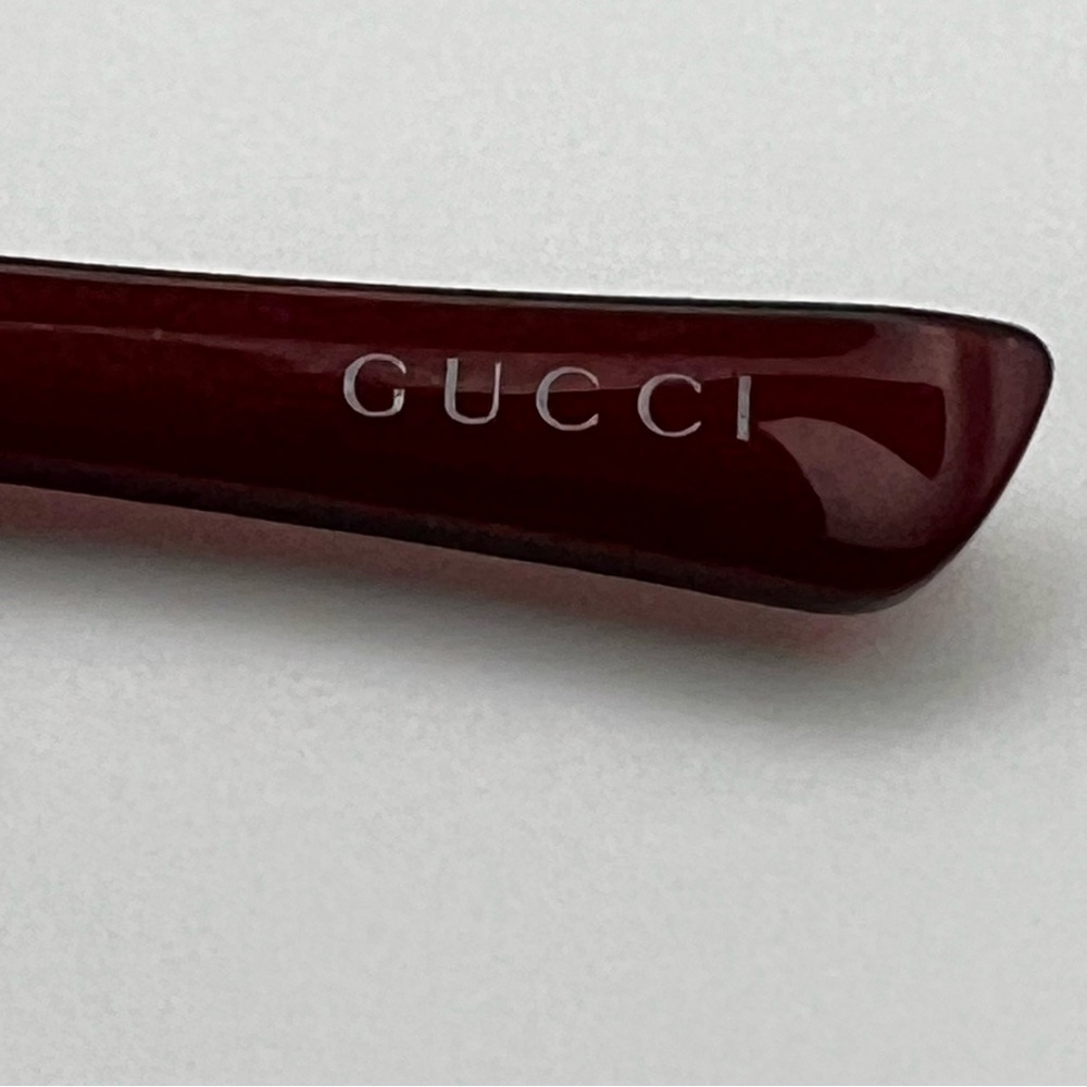 Authentic Gucci Queen Bow Bold Red Oversized Sunglasses GG 3006/S - Picture 9 of 12